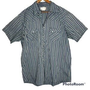 𝅺vintage Wrangler Wrancher SS Pearl Snap